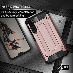 Acheter Wewoo Coque renforcée or rose pour Huawei P20 Pro Full-Rugged TPU + PC Combinaison Couverture Arrière Cas