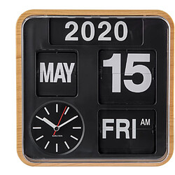 Avis Karlsson Horloge en plastique Mini Flip 24.5 cm Bambou.