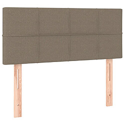 vidaXL Tête de lit Taupe 80x5x78/88 cm Tissu