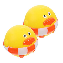 Lot de 2 jouets en latex à mordre pour chien en forme de canard