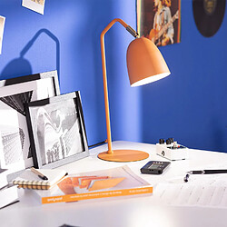 Ledkia Lampe de Bureau Flex Métal Areso Orange Safran