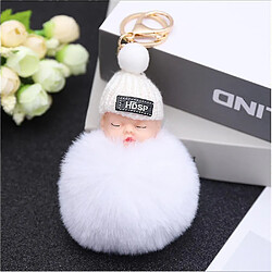 Universal Mignon peluche pendante sommeil hiver mignon casse-tête de poupée - dessin animé hair de cheveux ball7