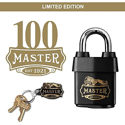 Avis Master Lock 1921EURDCC Cadenas Haute Sécurité Etanche avec le Logo des 100 ans, Noir, 97 x 54 x 32 mm