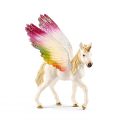 Schleich 70577 Licorne ailée arc-en-ciel, poulain