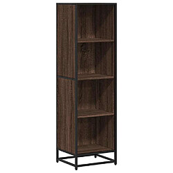 vidaXL Bibliothèque chêne marron 40x35x139 cm bois d'ingénierie