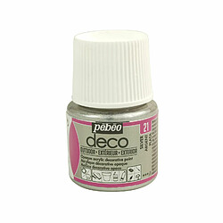 Pebeo Peinture acrylique d'extérieur multi-surfaces - Argent - 45 ml