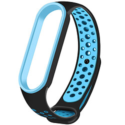 PHONECARE Bracelet SportyStyle pour Xiaomi Mi Band 6 / Mi Smart Band 6 - Noir / Bleu