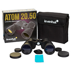 Levenhuk Atom 20x50 jumelle BK-7 Porro Noir