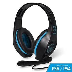 Pack GAMER PS4 PS5 SWITCH Spirit Of Gamer PRO-MK5 CASQUE + SOURIS + CLAVIER + TAPIS SOURIS