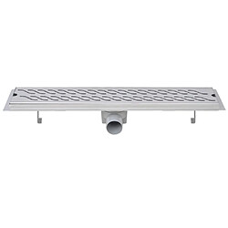 Acheter vidaXL Drain de douche linéaire 630 x 140 mm Acier inoxydable