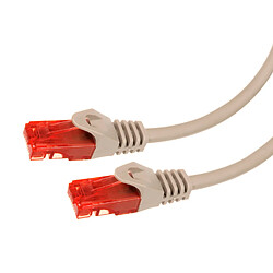 Avis Câble de brassage UTP cat6 connecteur mâle 0,5 m gris Maclean MCTV-300 S