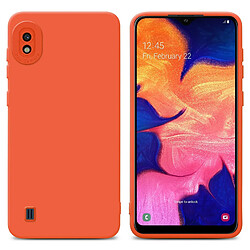 Cadorabo Coque Samsung Galaxy A10 Etui en Orange