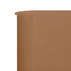 Acheter Maison Chic Paravent/Cloison de séparation 3 panneaux Tissu 400 x 80 cm Taupe -MN13379