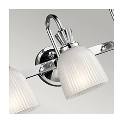 Elstead Lighting Applique murale Salle de bains Cora Acier Chrome poli