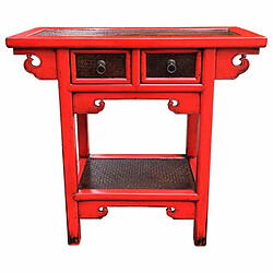 Console Alexandra House Living Rouge Bois 35 x 80 x 85 cm