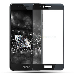 Xeptio Huawei Honor 8 PRO 4G : Protection d'écran FULL Cover en verre trempé - Tempered glass Screen protector noir