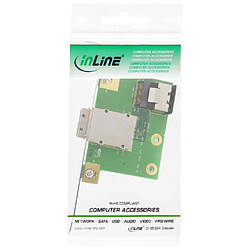 Avis InLine® SAS PCI Bracket 1x ext. SFF-8088 à 1x int. SFF-8087