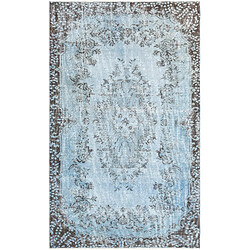 Vidal Tapis de laine 201x122 Bleu Ultra Vintage