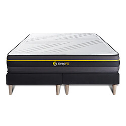 Sleepfit Ensemble double sommier + matelas ACTIVE à mémoire de forme 180x200