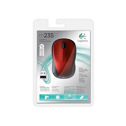 Acheter Souris LOGITECH - sans fil optique - M235 Rouge