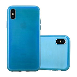 Cadorabo Coque iPhone X / XS Etui en Turquoise