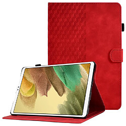 Etui en PU fonction d'éveil/veille automatique avec support et porte-cartes pour votre Samsung Galaxy Tab A7 Lite 8.7-pouces (T220/T225) - rouge