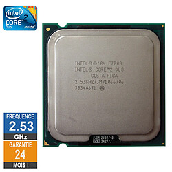 Processeur Intel Core 2 Duo E7200 2.53GHz SLAVN LGA775 3Mo - Reconditionné