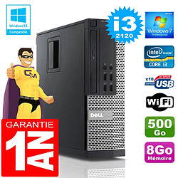 PC DELL 990 SFF Core I3-2120 Ram 8Go Disque 500 Go Wifi W7 - Occasion