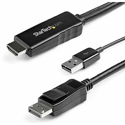 Avis StarTech.com - HD2DPMM2M - Câble adaptateur HDMI vers DisplayPort - 2m - 4K 30 Hz - HDMI 1.4 vers DP 1.2