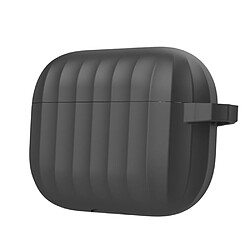 Coque en silicone antichoc (prise en charge de la charge sans fil) noir pour votre Apple AirPods Pro