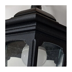 Elstead Lighting Suspension extérieur Parish Verre transparent,fonte d'aluminium Noir pas cher