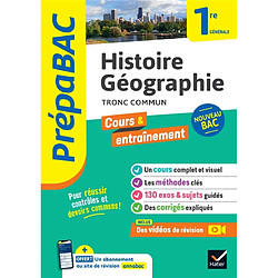 Histoire géographie tronc commun 1re générale : nouveau bac - Occasion