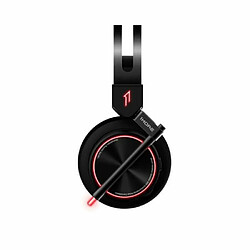 1MORE Spearhead VR H1005 - Casque-micro circumaural pour gamer - Son surround 7.1 - Microphone rétractable - Rétro-éclairage RGB