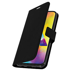 Avizar Housse Samsung Galaxy M20 Étui folio Portefeuille Fonction Support Vidéo noir