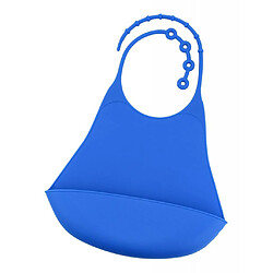 Acheter Bavoir Adulte Vêtements Réutilisables Bavoir Manger Time Meal Protector Bleu Foncé