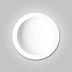 Avis Inspired Downlight encastré LED 30cm rond 30W, 3000K, 2550lm, blanc mat, driver inclus