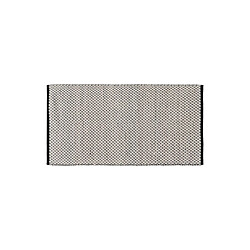 BigBuy Home Tapis Blanc Noir 80 x 150 x 1 cm