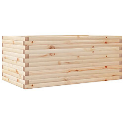 vidaXL Jardinière 110x60x45,5 cm bois de pin massif