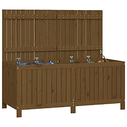 Avis vidaXL Boîte de rangement de jardin Marron miel 147x68x64 cm Bois pin