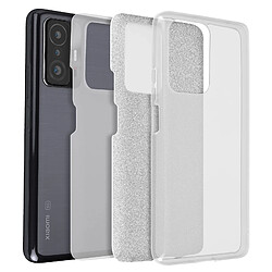 Avis Avizar Coque Xiaomi 11T et 11T Pro Paillette Amovible Silicone Semi-rigide Argent