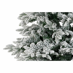 Acheter Sapin de Noël DKD Home Decor Blanc Vert Polyéthylène Enneigé 140 x 140 x 210 cm