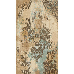 HOMEMANIA Tapis Imprimé Antique Aubusson 1 - Aubusson - Décoration de Maison - Antidérapants - du salon, du séjour, de la chambre - Multicolore en Polyester, Coton, 60 x 100 cm