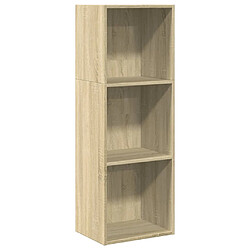 vidaXL Bibliothèque chêne sonoma 40x30x114 cm bois d'ingénierie