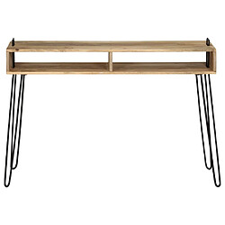 Maison Chic Table console | Meuble d'entrée | Table d'appoint Bois de manguier massif 115 x 35 x 76 cm -GKD68636