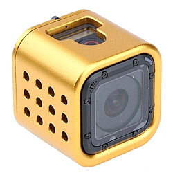 Wewoo Pour GoPro HERO5 Session / or Session HERO4 / HERO Session Logement Shell CNC alliage d'aluminium cage de protection avec couverture arrière d'assurance