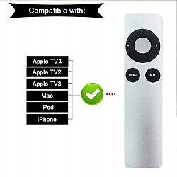 GUPBOO Télécommande Universelle de Rechange pour Apple TV 1 2 3 MC377LL/A MD199LL/A télécommande pour téléphone