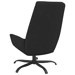 Acheter vidaXL Chaise de relaxation Noir Velours