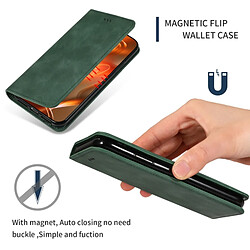 Avis Wewoo Housse Coque Etui en cuir avec rabat horizontal magnétique Business Skin Feel rétro pour Redmi Note7 et Redmi Note7 Pro Vert armée