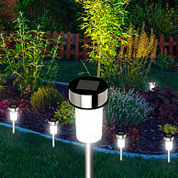 Acheter Idmarket Lot de 20 bornes solaires à LED lampes de jardin à