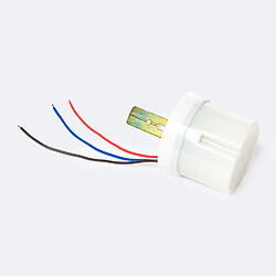 Ledkia Capteur Crépusculaire 25A en Saillie IP44 Blanc